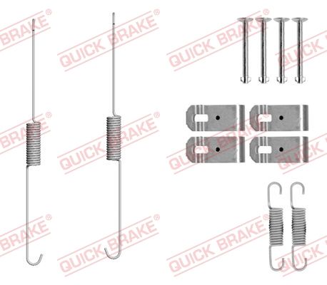 QUICK BRAKE Комплектующие, тормозная колодка 105-0888